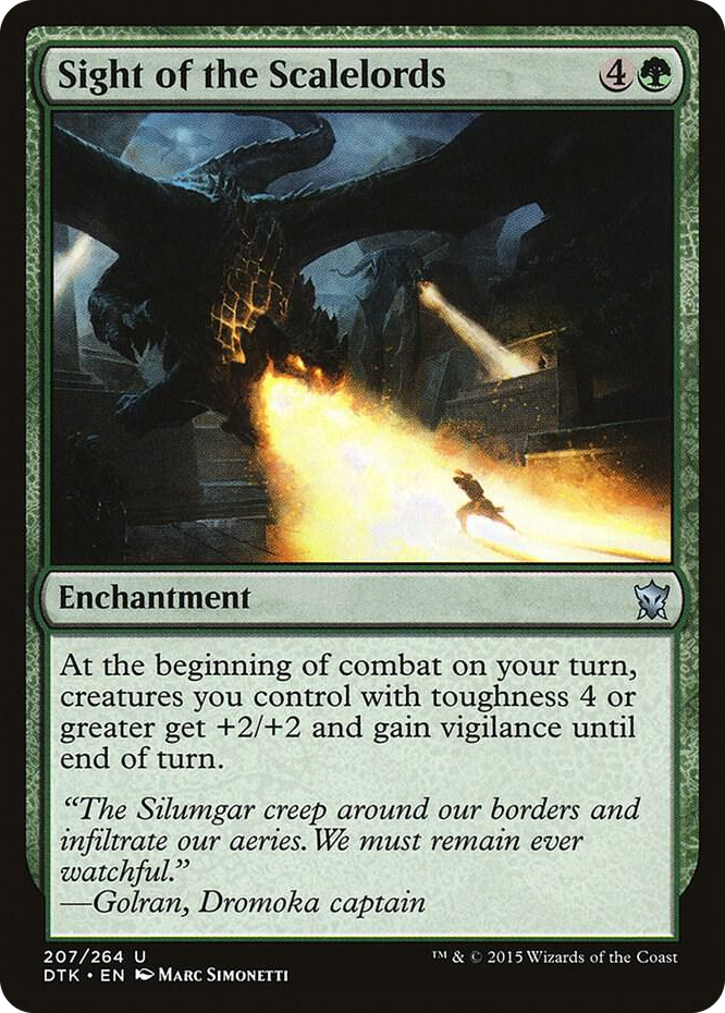 0207 Sight of the Scalelords U Dragons of Tarkir