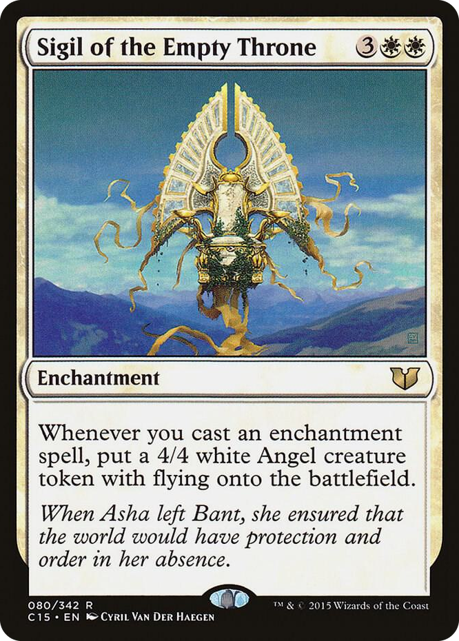 Sigil of the Empty Throne #80 R - Commander 2015 Pokemon card