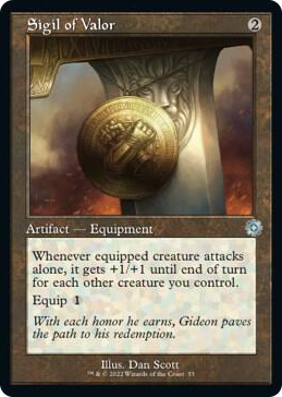 0053 Sigil of Valor U The Brothers' War: Retro Frame Artifacts