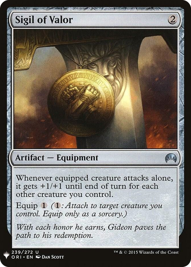 Sigil of Valor #239 U - The List Reprints Pokemon card
