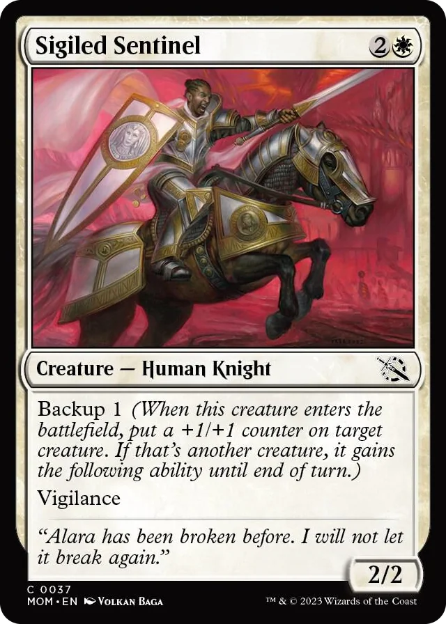 0037 Sigiled Sentinel C March of the Machine
