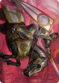 0009 Sigiled Sentinel Art Card S Art Series: March of the Machine