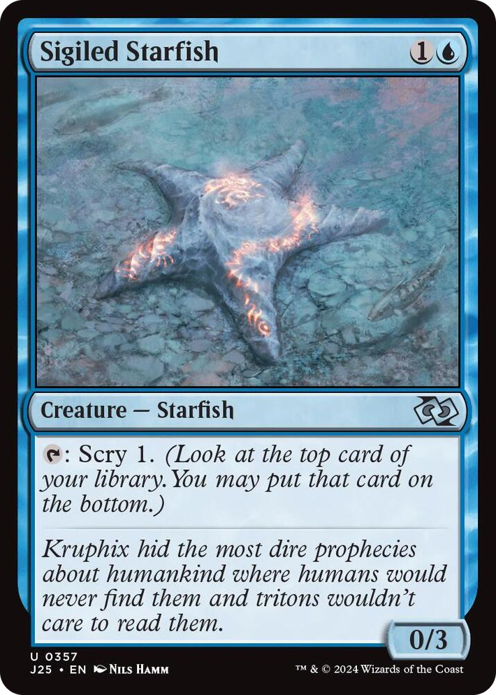 0357 Sigiled Starfish U Foundations Jumpstart