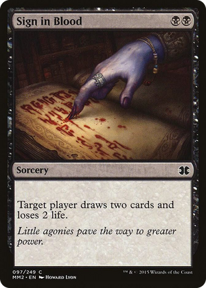 0097 Sign in Blood C Modern Masters 2015