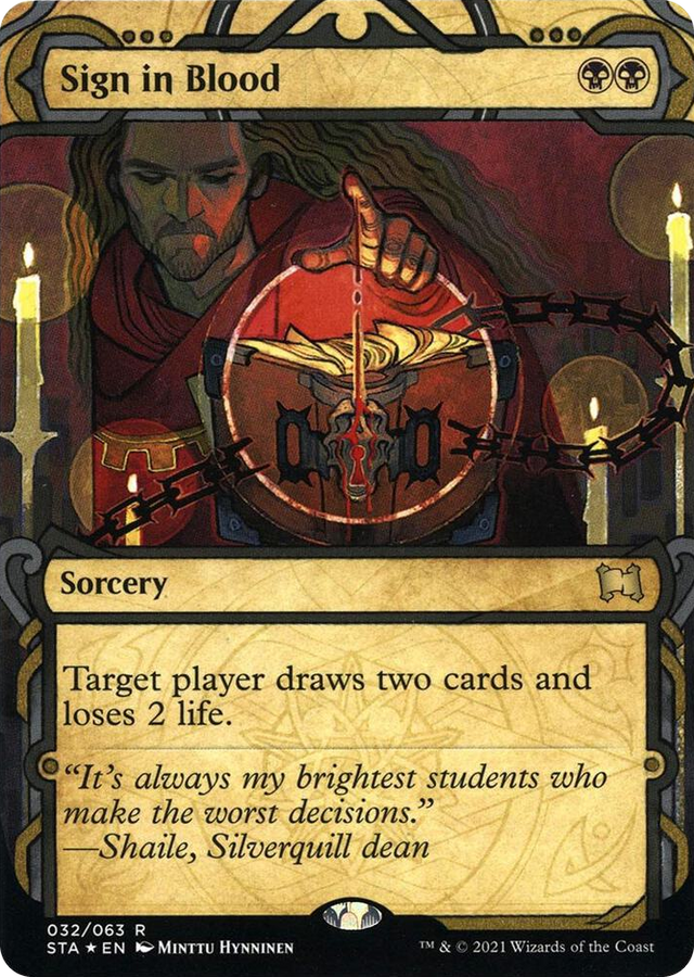0032 Sign in Blood (Foil Etched) R Strixhaven: Mystical Archive