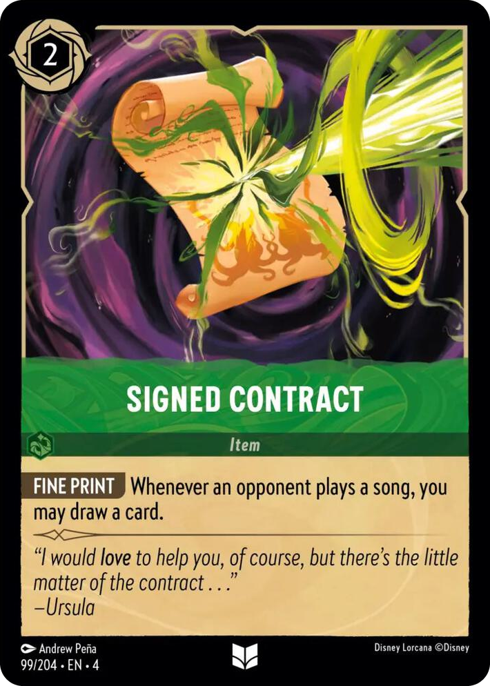 0099 Signed Contract Uncommon Ursula's Return