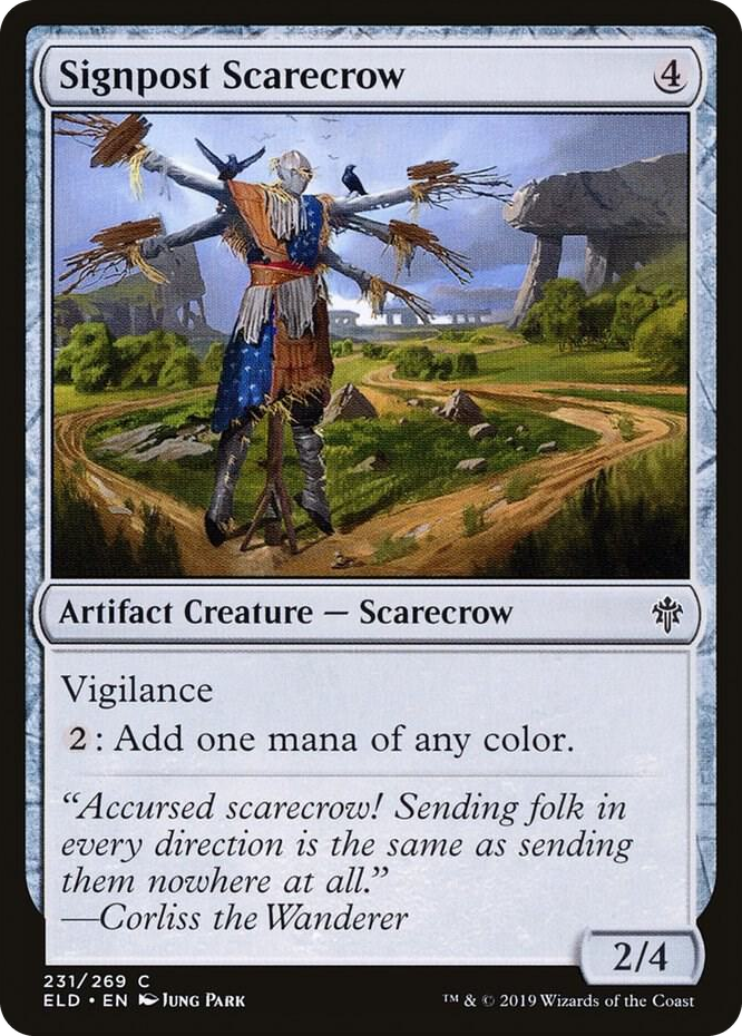0231 Signpost Scarecrow C Throne of Eldraine