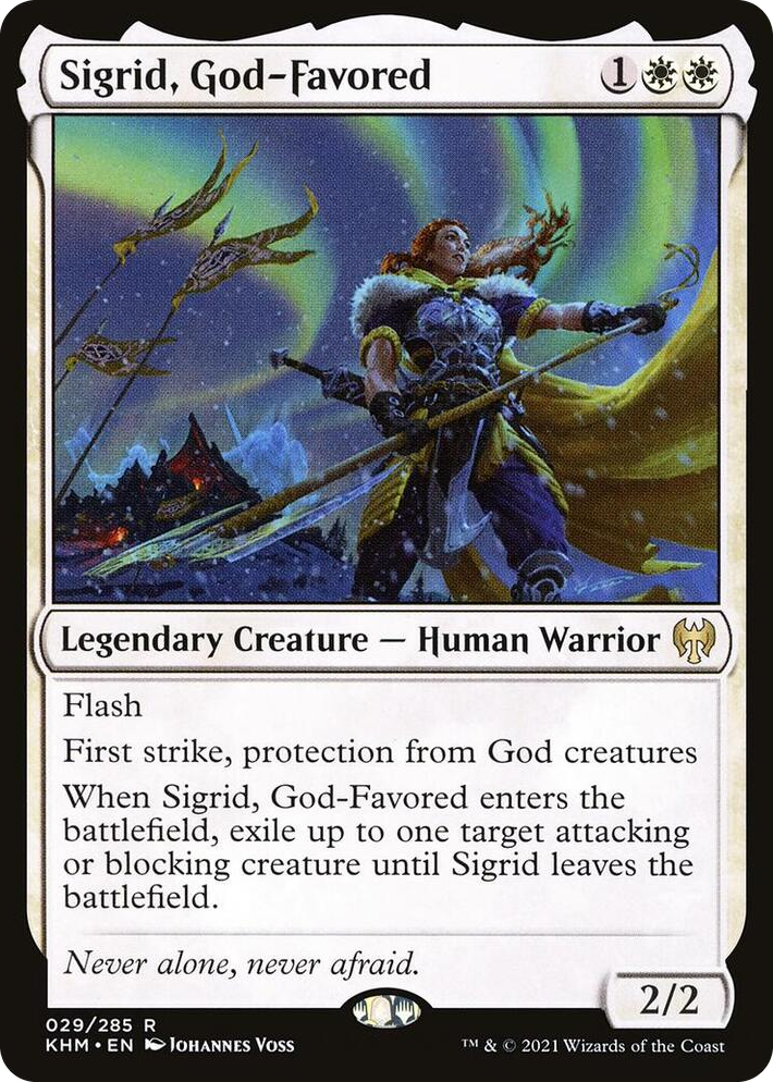 0029 Sigrid, God-Favored R Kaldheim