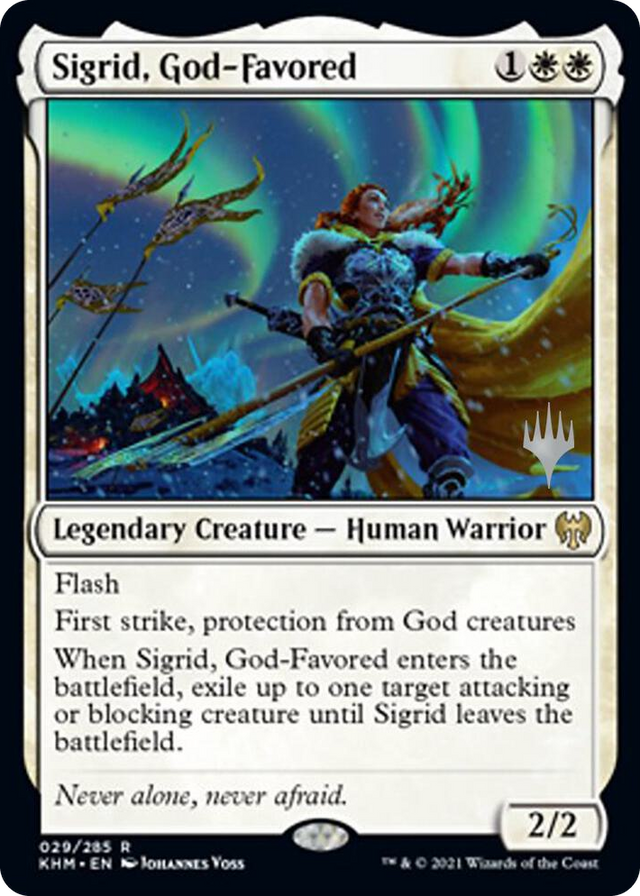 0029 Sigrid, God-Favored R Promo Pack: Kaldheim