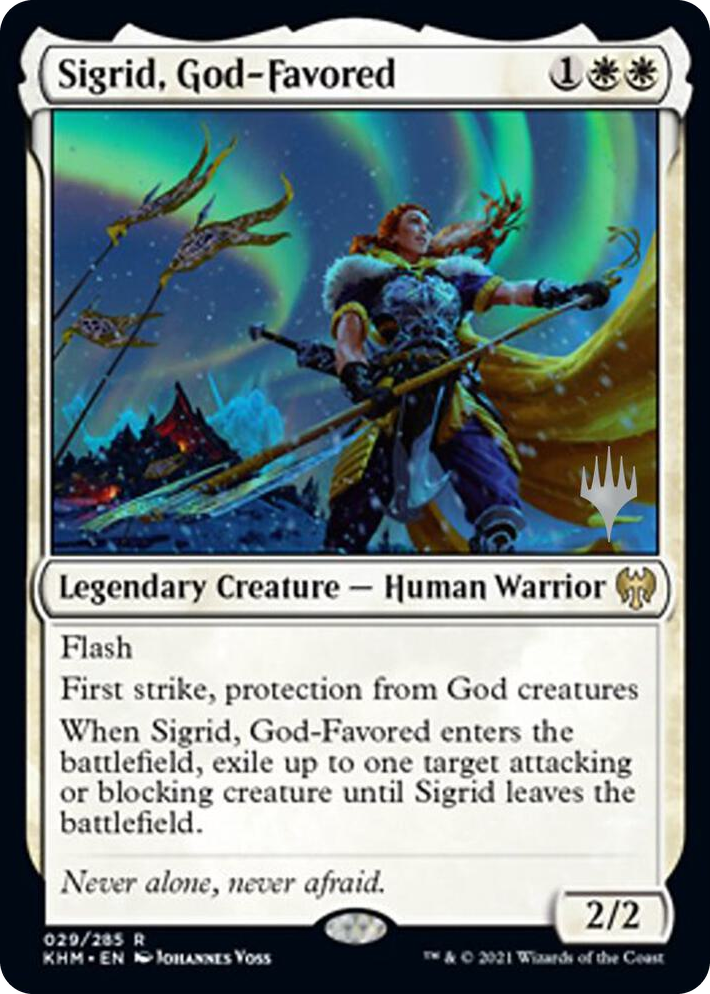 0029 Sigrid, God-Favored R Promo Pack: Kaldheim