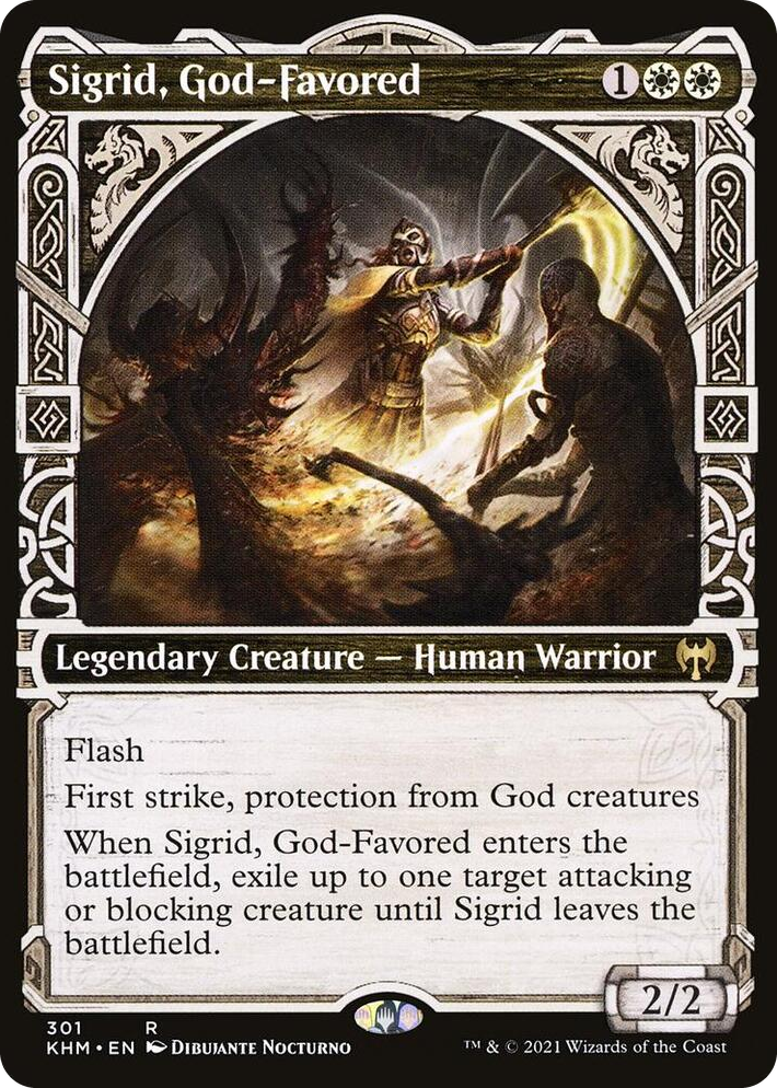 0301 Sigrid, God-Favored (Showcase) R Kaldheim
