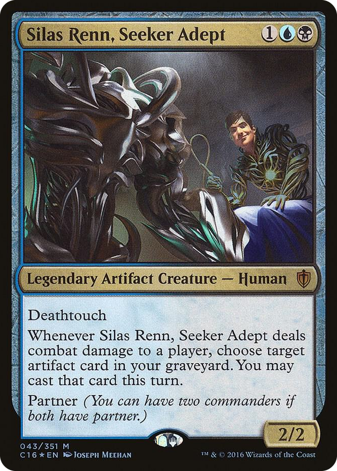 Silas Renn, Seeker Adept #43 M - Commander 2016 Pokemon card
