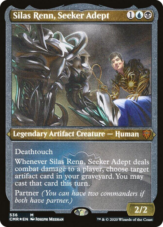 0536 Silas Renn, Seeker Adept (Foil Etched) M Commander Legends