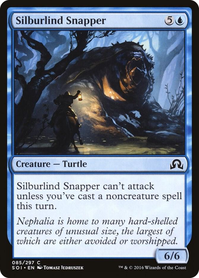 Silburlind Snapper #85 C - Shadows over Innistrad Pokemon card