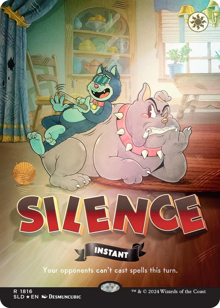 Silence (1816) (Rainbow Foil) #1816 R - Secret Lair Drop Series Pokemon card