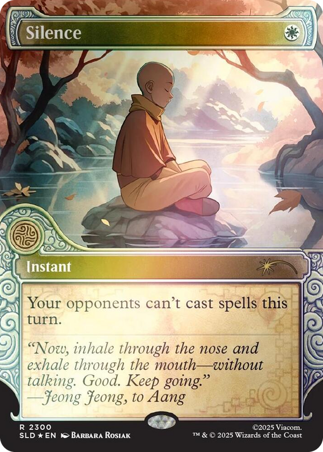 2300 Silence (2300) (Rainbow Foil) R Secret Lair Drop Series