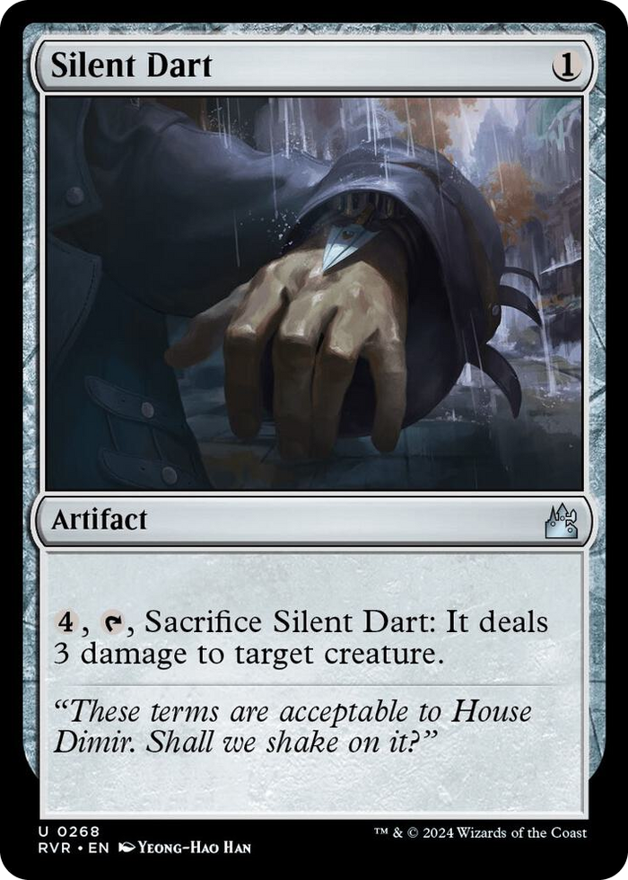 Silent Dart #268 U - Ravnica Remastered Pokemon card
