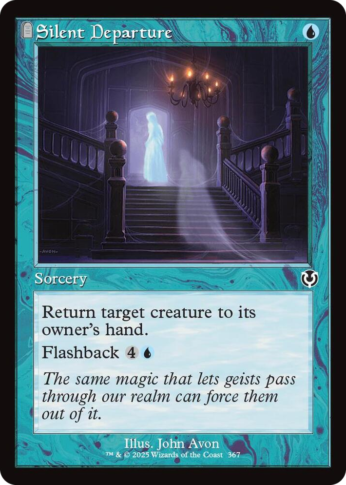 0367 Silent Departure (Retro Frame) C Innistrad Remastered