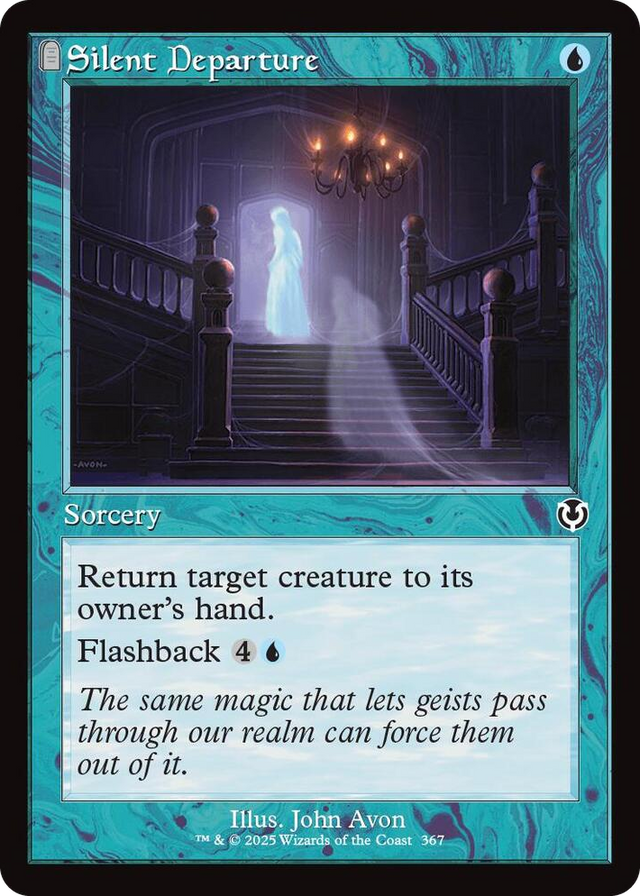 0367 Silent Departure (Retro Frame) C Innistrad Remastered