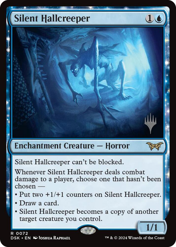 Silent Hallcreeper #72 R - Promo Pack: Duskmourn: House of Horror Pokemon card