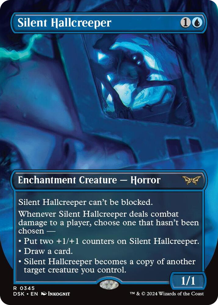 0345 Silent Hallcreeper (Borderless) R Duskmourn: House of Horror