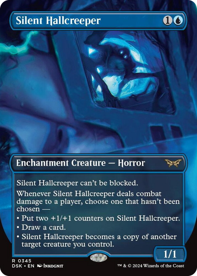 0345 Silent Hallcreeper (Borderless) R Duskmourn: House of Horror
