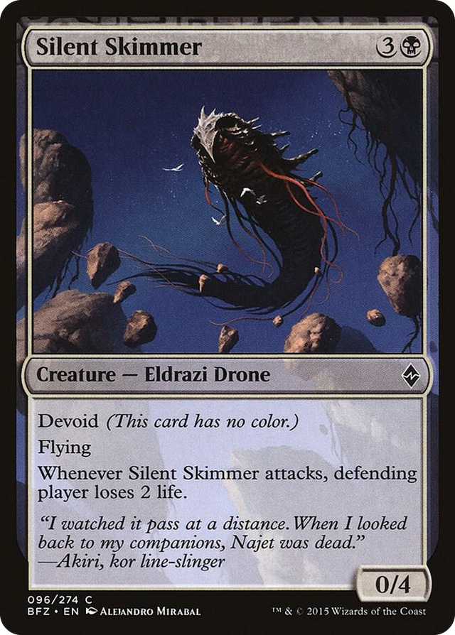 0096 Silent Skimmer C Battle for Zendikar