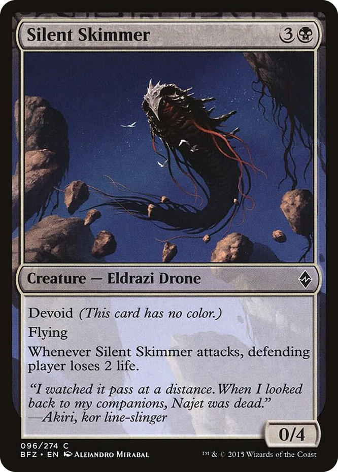 Silent Skimmer #96 C - Battle for Zendikar Pokemon card
