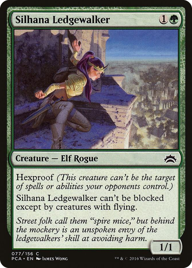 Silhana Ledgewalker #77 C - Planechase Anthology Pokemon card