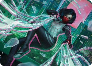 0029 Silk, Web Weaver Art Card (29/54) S Art Series: Marvel's Spider-Man