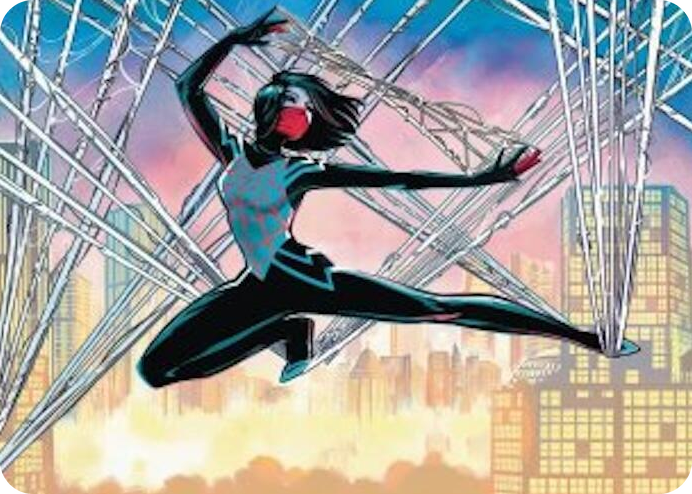Silk, Web Weaver Art Card (39/54) #39 S - Art Series: Marvel's Spider-Man Pokemon card