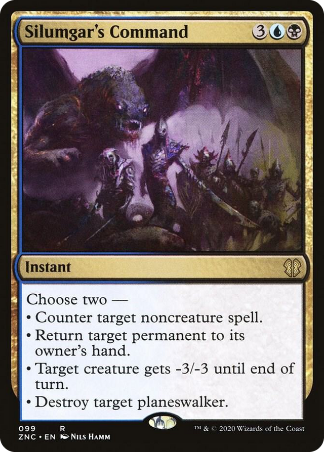 0099 Silumgar's Command R Commander: Zendikar Rising