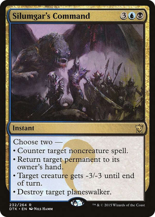 0232 Silumgar's Command R Dragons of Tarkir
