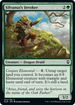 0254 Silvanus's Invoker C Commander Legends: Battle for Baldur's Gate