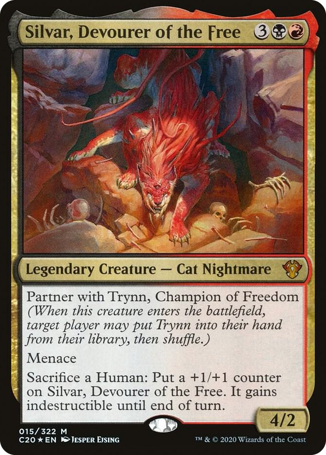 0015 Silvar, Devourer of the Free M Commander 2020