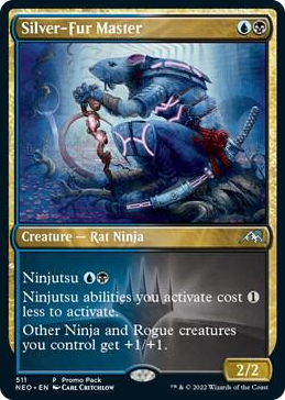 0511 Silver-Fur Master P Promo Pack: Kamigawa: Neon Dynasty