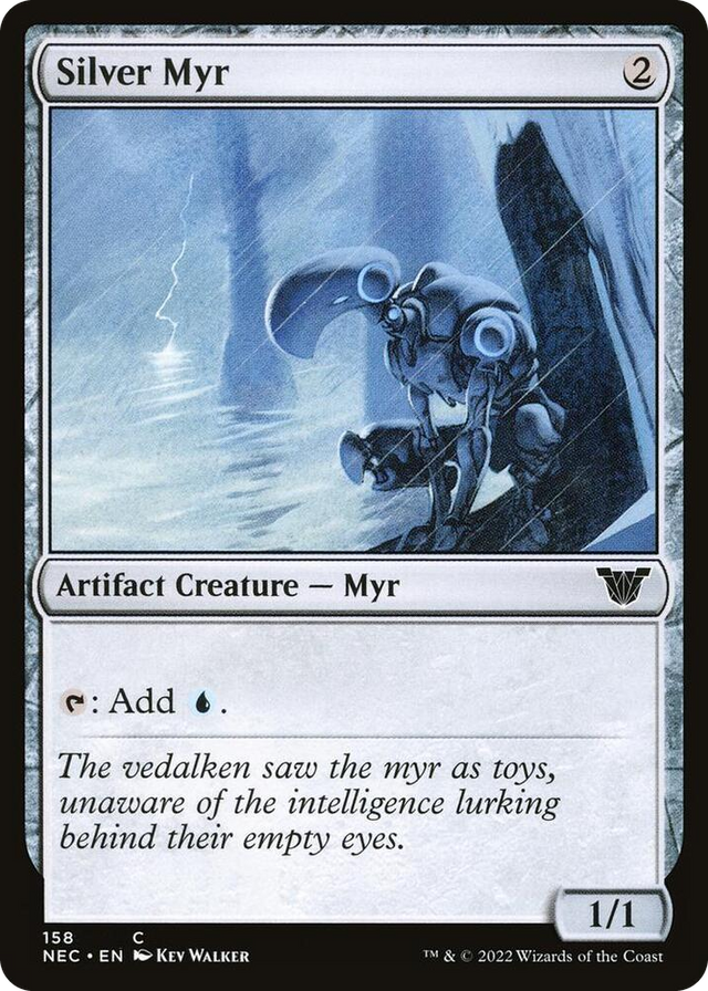 0158 Silver Myr C Commander: Kamigawa: Neon Dynasty