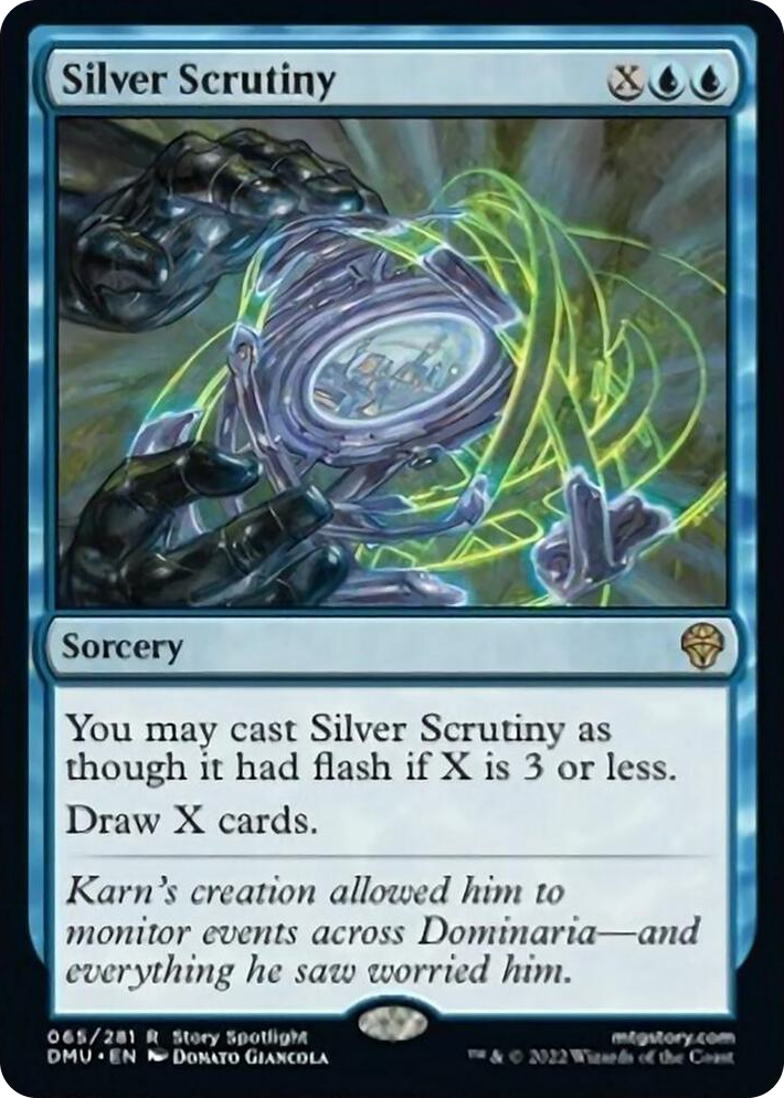 0065 Silver Scrutiny R Dominaria United