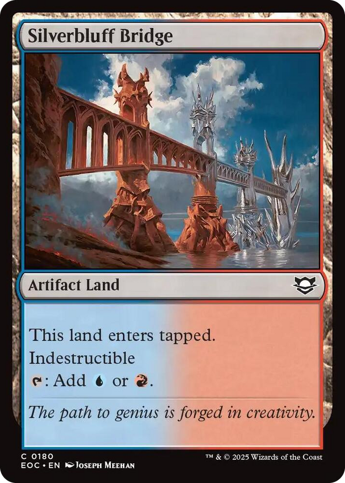 Silverbluff Bridge #180 C - Commander: Edge of Eternities Pokemon card
