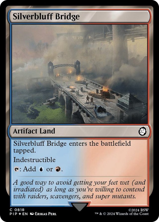 0818 Silverbluff Bridge (Surge Foil) C Universes Beyond: Fallout