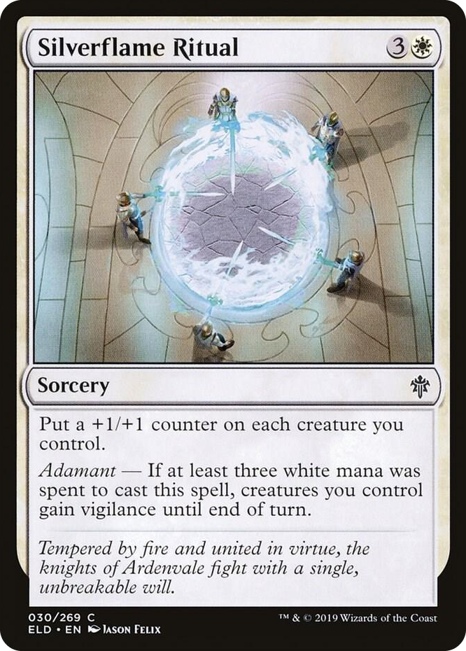 0030 Silverflame Ritual C Throne of Eldraine