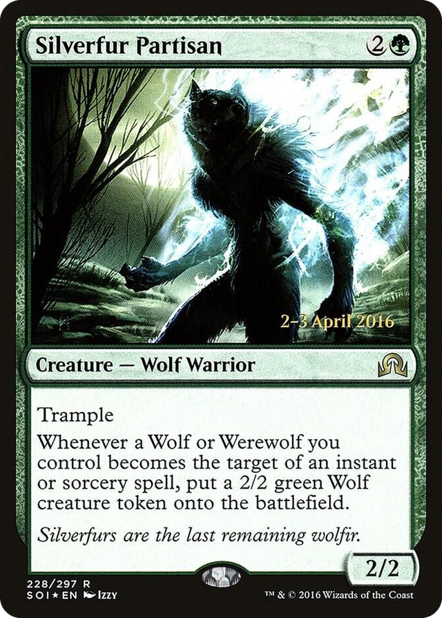 0228 Silverfur Partisan R Prerelease Cards