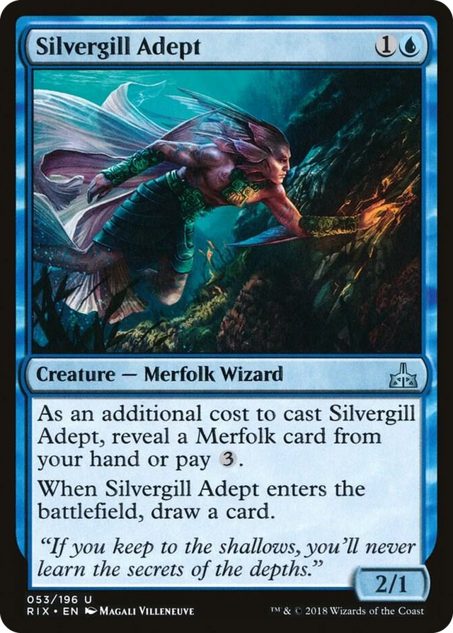 0053 Silvergill Adept U Rivals of Ixalan
