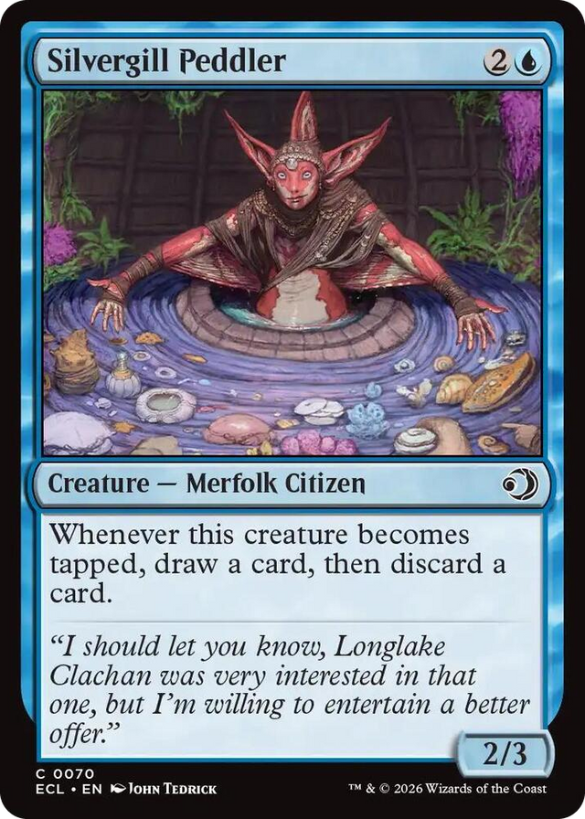 0070 Silvergill Peddler C Lorwyn Eclipsed