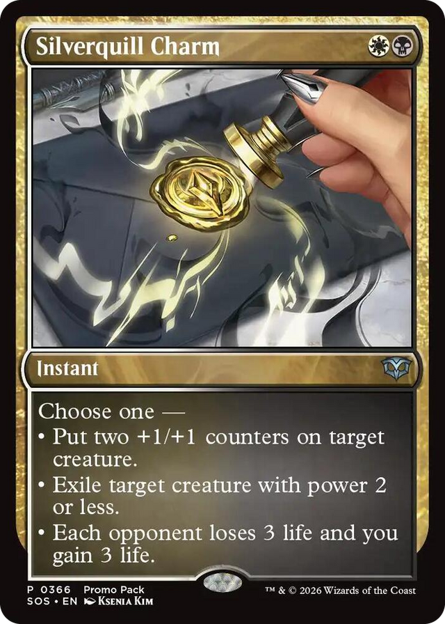 0365 Silverquill Charm P Promo Pack: Secrets of Strixhaven