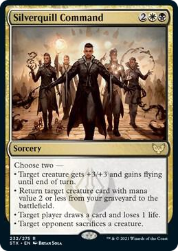 0232 Silverquill Command R Strixhaven: School of Mages
