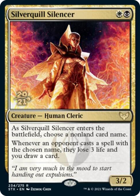 0234 Silverquill Silencer R Prerelease Cards