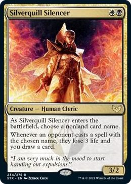 0234 Silverquill Silencer R Strixhaven: School of Mages