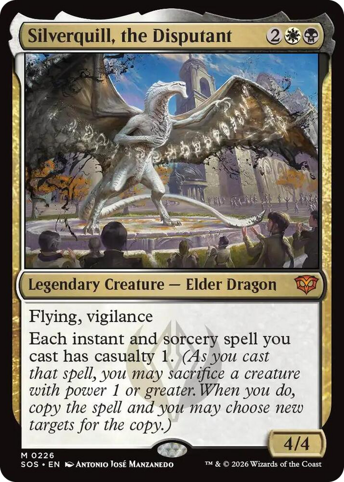 Silverquill, the Disputant #226 M - Secrets of Strixhaven Pokemon card