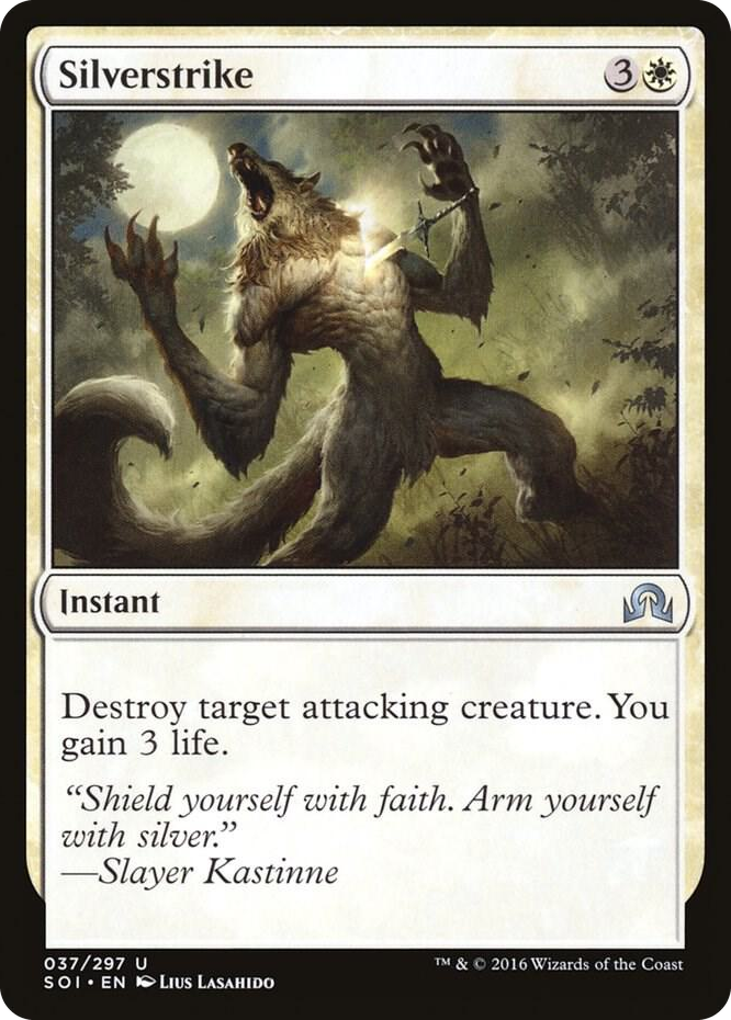 Silverstrike #37 U - Shadows over Innistrad Pokemon card